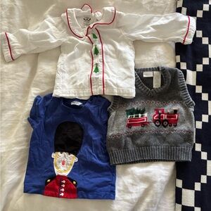 Bundle of baby boy Christmas 12-18mo